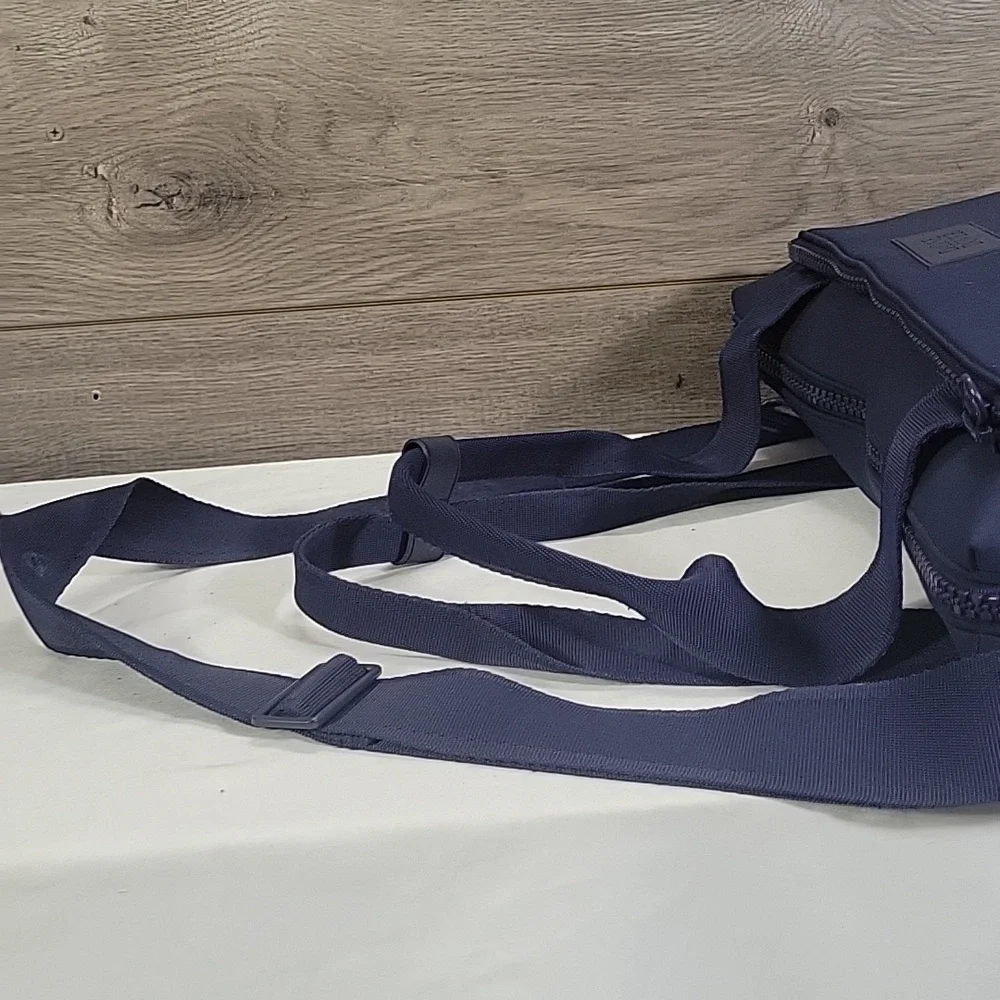 Dagne Dover Navy Blue Laptop Crossbody Business Bag